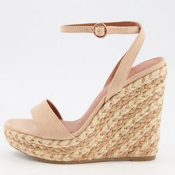 ASOS Tula Metallic Espadrilles with Rose Gold Detailing. - Picture 3 of 16